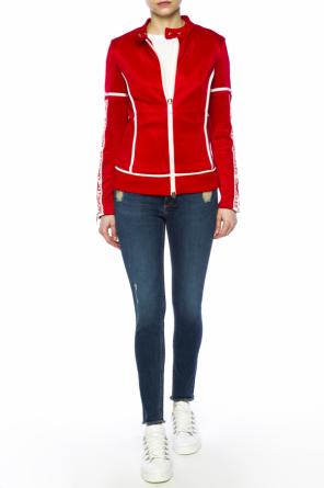 Striped sweatshirt with logo, zdjęcie 2 Striped sweatshirt with logo od Moncler